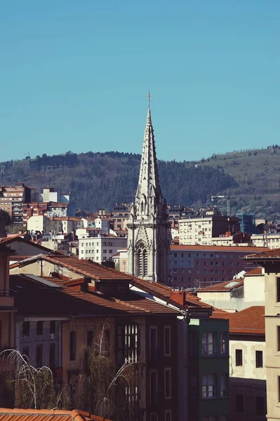 Kathedralenarchitektur Bilbao Stadt Spanien Kirchenarchitektur — Stockfoto