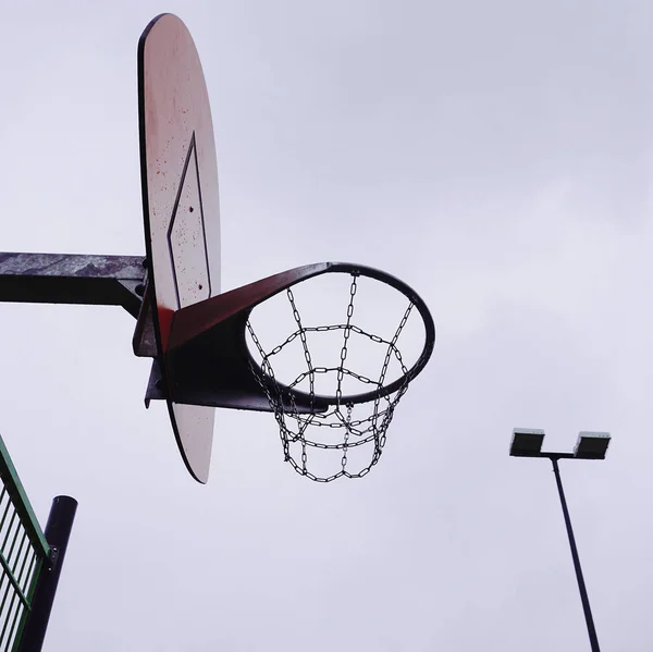 Basquete Hoop Sport Tribunal Rua — Fotografia de Stock