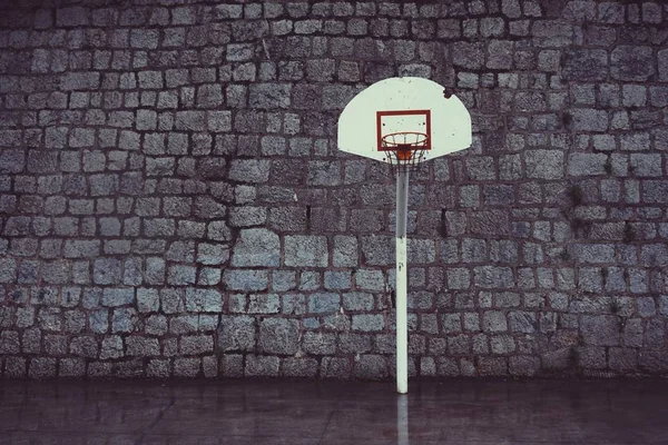 Sokakta Mahkemede Basketbol Potaspor — Stok fotoğraf