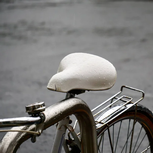 Bicycle Seat Transportation Street — Stock Photo, Image