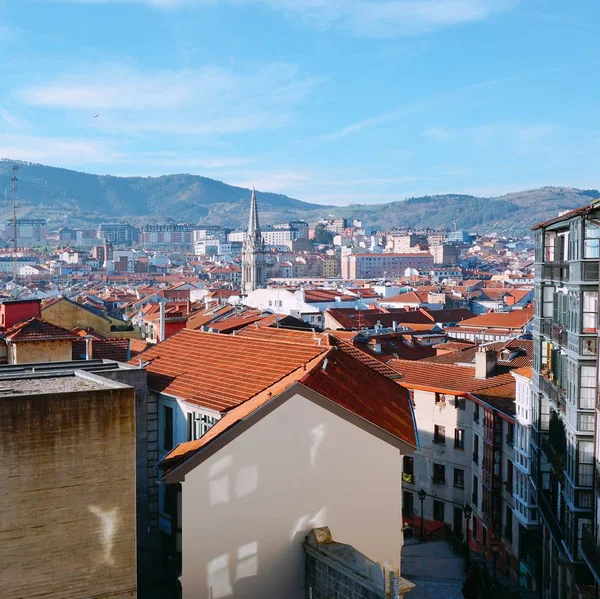 Architettura Edilizia Paesaggio Urbano Nella Città Bilbao Spagna Bilbao Destinazione — Foto Stock