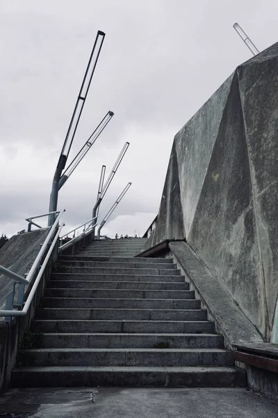 Schodiště Ulici Architektura Schodů Městě Bilbao Španělsku — Stock fotografie