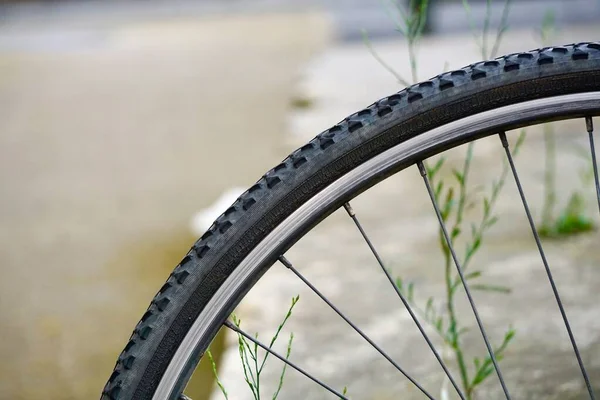 Bicicleta Modo Transporte Cidade Bilbau Espanha — Fotografia de Stock