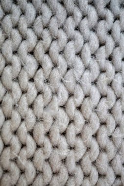                        Beyaz yün, beyaz kumaş el yapımı.         