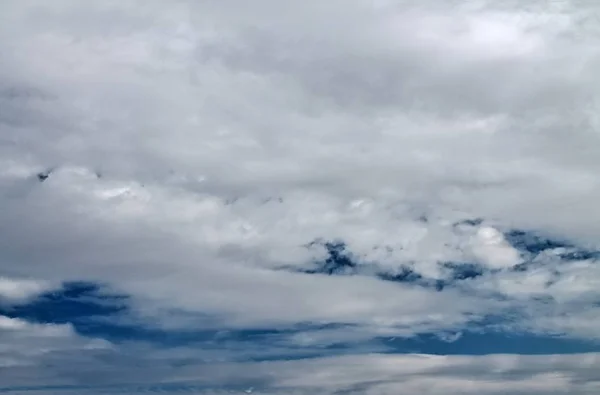 Trovoada Mista Nuvens Cirros Céu — Fotografia de Stock