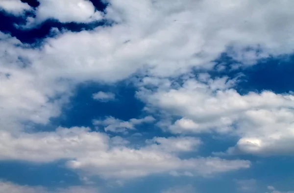 Mixed Thunderstorm Cirrus Clouds Sky — Stock Photo, Image