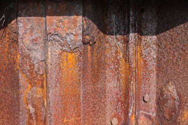 Paslı metal ve demir yüksek çözünürlüklü yüzey kapatmak