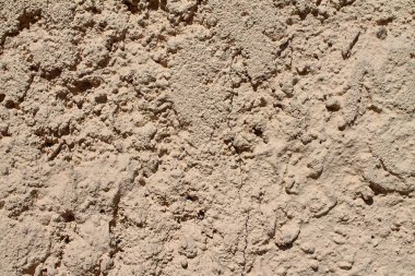 Eski ve yıpranmış çimento duvarlarında çatlaklar yakın çekim