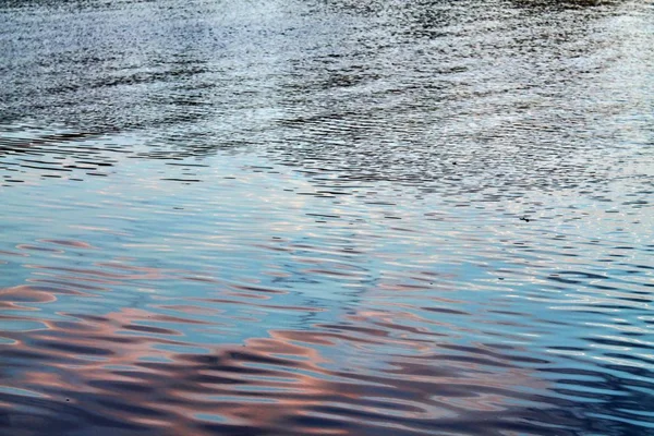 Vattenvågor Och Vattenytor Kusten Och Stranden — Stockfoto