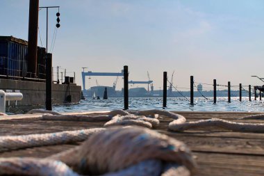 İnşaat alanında Almanya Kiel bağlantı noktası