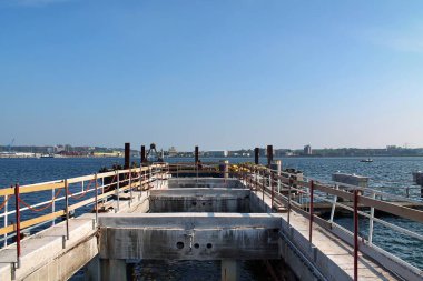 İnşaat alanında Almanya Kiel bağlantı noktası