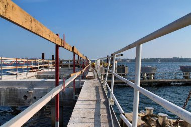İnşaat alanında Almanya Kiel bağlantı noktası