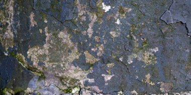 Duvarları yüksek çözünürlükte yıpranmış boya yüzeyine kadar kapatın