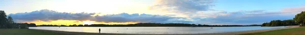 Beautiful High Resolution Landscape Panorama Somewhere Northern Germany — Stock Photo, Image