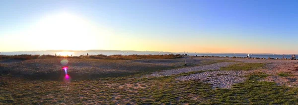 Панорама Морского Пляжа Балтийского Моря Лабо Германия — стоковое фото