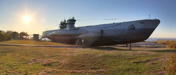 Parnoama Підводний Човен Громадського Музею Німеччині Laboe — стокове фото