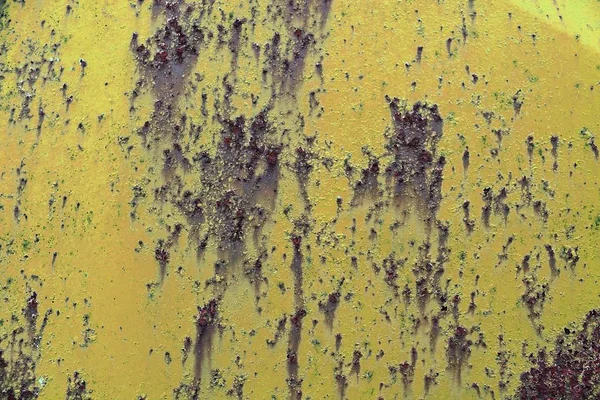 Nahaufnahme Oberfläche Von Rostigen Bunten Metallstrukturen — Stockfoto
