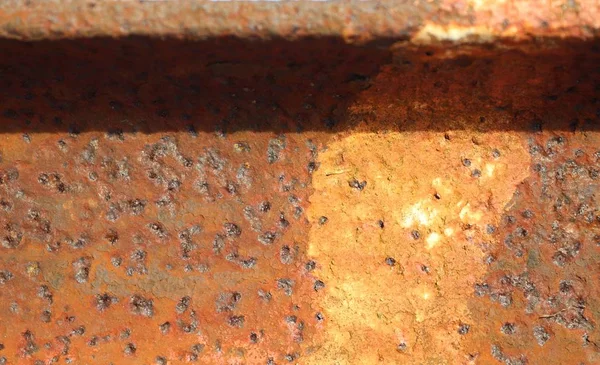 Hoge Resolutie Oppervlaktetextuur Van Roestige Metalen Constructiewerken — Stockfoto