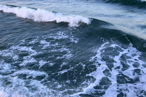 Superfície Água Selvagem Mar Báltico — Fotografia de Stock