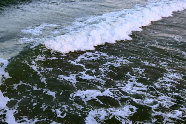 Superfície Água Selvagem Mar Báltico — Fotografia de Stock