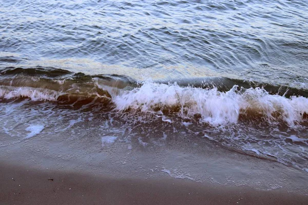 Superficie Agua Salvaje Mar Báltico —  Fotos de Stock