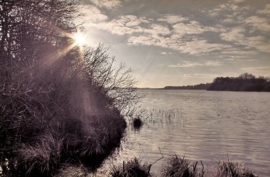 1960'larda vintage retro güzel manzara bak