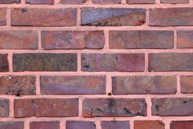 Yüzeyi yakından eski tuğla duvarlar yüksek çözünürlükte yıpranmış