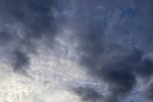 Beautiful Shot Alto Cumulus Clouds Blue Sky — Stock Photo, Image