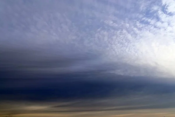 Beautiful Shot Alto Cumulus Clouds Blue Sky — Stock Photo, Image