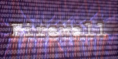 Internet güvenlik buzzword metin kirlian aura fotoğrafçılığı ile yapılan afiş