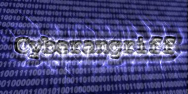 Internet güvenlik buzzword metin kirlian aura fotoğrafçılığı ile yapılan afiş