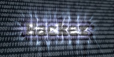 Internet güvenlik buzzword metin kirlian aura fotoğrafçılığı ile yapılan afiş