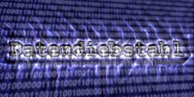 Internet güvenlik buzzword metin kirlian aura fotoğrafçılığı ile yapılan afiş