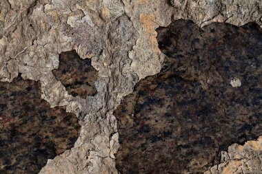 Yüksek çözünürlüklü yüzey yıpranmış boya bir duvar kadar kapatın