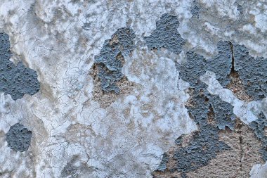 Yüksek çözünürlüklü yüzey yıpranmış boya bir duvar kadar kapatın