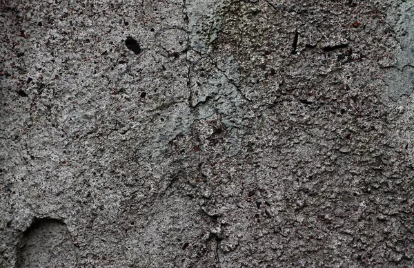 Närbild Sprickor Åldern Väderbitna Cement Väggar Hög Upplösning — Stockfoto