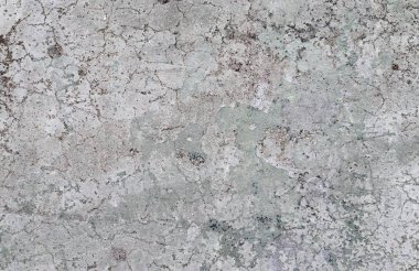 Yaşlı yıpranmış çimento ve beton duvarlar farklı binaların çatlaklar, yakın çekim