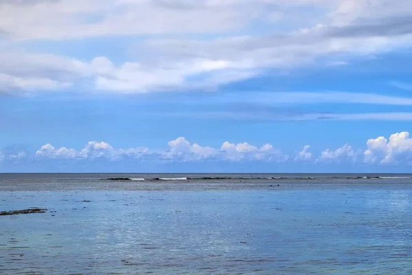 Beaufitful Beach Zobacz Białych Plaż Paradise Island Ocean Indyjski Seszele — Zdjęcie stockowe