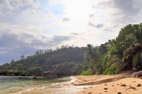 Beaufitful Vista Sulla Spiaggia Spiagge Bianche Sul Paradiso Dell Isola — Foto Stock