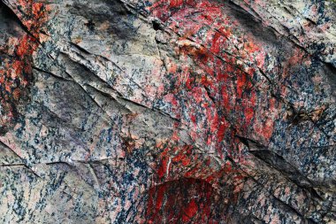 Granit yüzeyler ve malzemelerin yüksek çözünürlükte yakın çekim