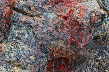 Granit yüzeyler ve malzemelerin yüksek çözünürlükte yakın çekim