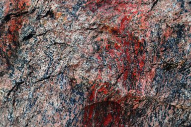 Granit yüzeyler ve malzemelerin yüksek çözünürlükte yakın çekim