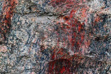 Granit yüzeyler ve malzemelerin yüksek çözünürlükte yakın çekim