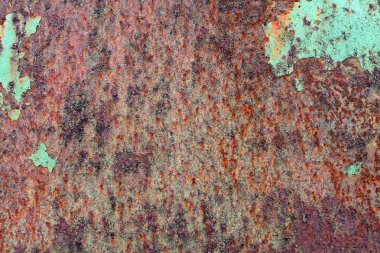 Yaşlı yüzey kapatmak ve yüksek çözünürlükte paslı metal yüzeyler yıpranmış