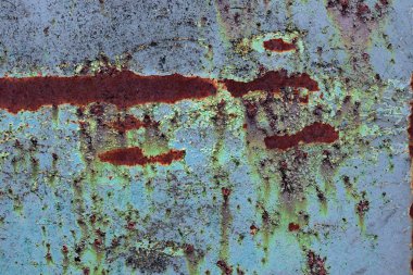Yaşlı yüzey kapatmak ve yüksek çözünürlükte paslı metal yüzeyler yıpranmış