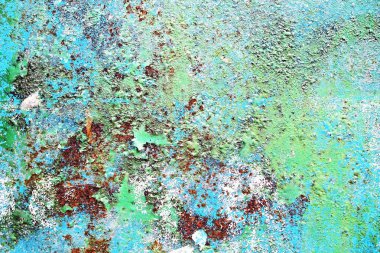 Yaşlı yüzey kapatmak ve yüksek çözünürlükte paslı metal yüzeyler yıpranmış