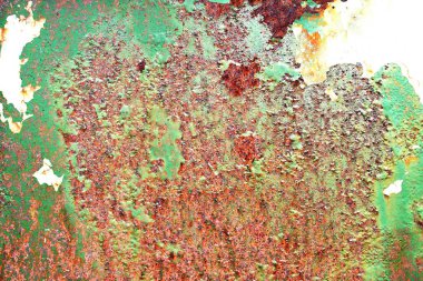 Yaşlı yüzey kapatmak ve yüksek çözünürlükte paslı metal yüzeyler yıpranmış