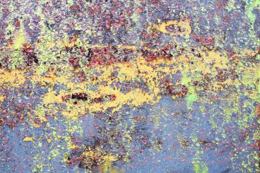 Yaşlı yüzey kapatmak ve yüksek çözünürlükte paslı metal yüzeyler yıpranmış