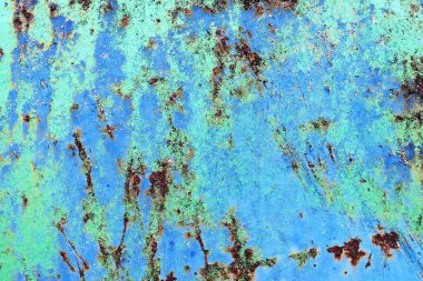 Yaşlı yüzey kapatmak ve yüksek çözünürlükte paslı metal yüzeyler yıpranmış