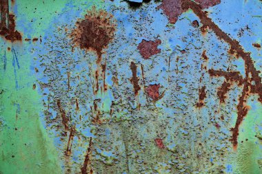 Yaşlı yüzey kapatmak ve yüksek çözünürlükte paslı metal yüzeyler yıpranmış